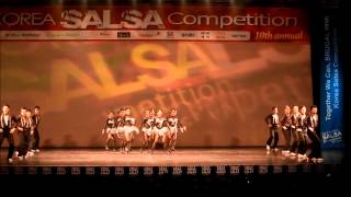 2013 KOREA Salsa competition (Group Div. Best teamwork)