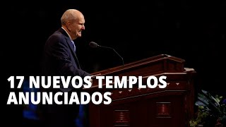 El presidente Nelson anuncia 17 nuevos templos