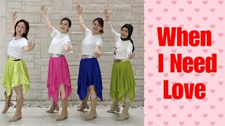 When I Need Love Line Dance (demo \u0026 count)