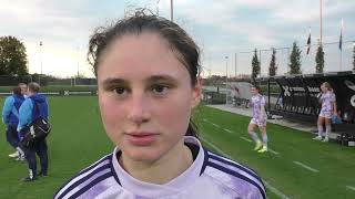 Emma Lawton after Belgium WU23 - Scotland WU23 on 24.10.2024