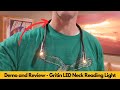 Gritin LED Neck Reading Light Demo | Ditch the Dimmer! Read in Bed All Night with This Neck Lamp