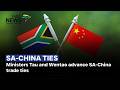 Ministers Tau and Wentao advance SA-China trade ties