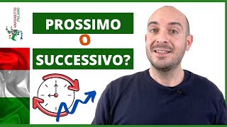 Il PROSSIMO anno o l'anno SUCCESSIVO? | How to use \