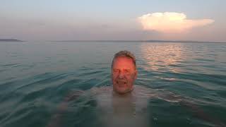 Swimming in the middle of Lake Balaton 🇭🇺