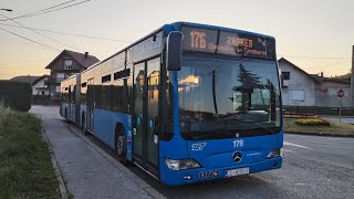 ZET ZAGREB | LINE 176: ČRNOMEREC (ZAGREB) - GORNJA BISTRA | MERCEDES CITARO FACELIFT 0530 G