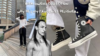 Rick Owens collection + why he's my favourite designer | Investing in long lasting clothing