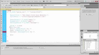 PHP Tutorial: Create an HTML Contact Form Part 2 -HD-