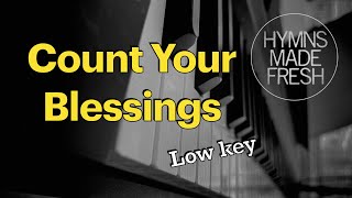 Count Your Blessings - PIANO Instrumental with LYRICS