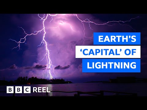 Which location on earth has the most days with thunderstorms?