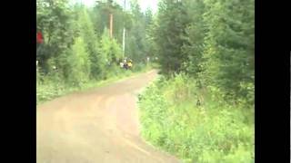 Neste Oil Rally Finland NoKanMov: 2005 SS20 Kuohu 7,80 km: A-B-area 1,0 - 2,0 km Bend