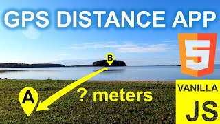 GPS App in JavaScript (no API)