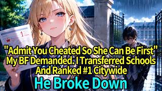 "Admit You Cheated So She Can Be First."My BF Demanded. I Transferred Schools And Ranked #1 Citywide