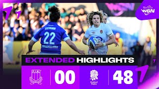 HOW MANY CARDS? 🟥 | ITALY V ENGLAND | EXTENDED RUGBY HIGHLIGHTS