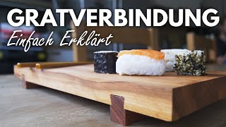 Schneidebrett | Gratverbindung nur mit der Kreissäge