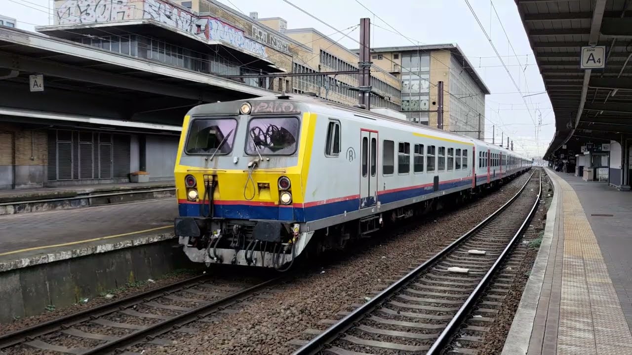 NMBS SNCB | M4 ADX + M4 + I10 | HLE2737 | Station Brussel Zuid ...