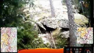 Headcam GPS Orienteering Video: Middle in Bergvik