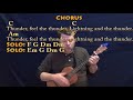 Thunder (Imagine Dragons) Bariuke Cover Lesson in C with Chords/Lyrics