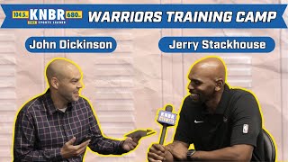 Jerry Stackhouse joins KNBR for exclusive interview with John Dickinson | Warriors Training Camp