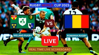 Ireland Vs Romania LIVE Score UPDATE Today Game 2023 Rugby World Cup Wolfhounds vs Stejarii LIVE