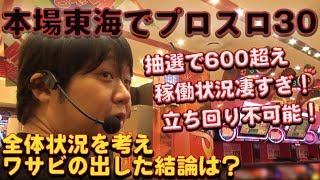 【プロスロ30Φ 第2弾 メガコンコルド1020刈谷知立編】 第2回目は本場東海！！凄すぎる稼働の中でワサビの出した結論は！？