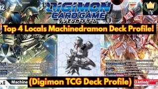 Top 4 Locals Topping Digimon TCG 2.0 Machinedramon Deck Profile | #digimon #digimontcg #bandai