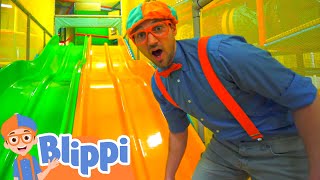 Blippi Visits LOL Kids Club Indoor Play Place! | Educational Videos For Kids