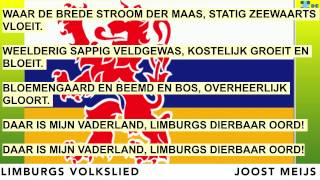 Limburg volkslied. Limburg mijn Vaderland, Waar in 't bronsgroen eikenhout.