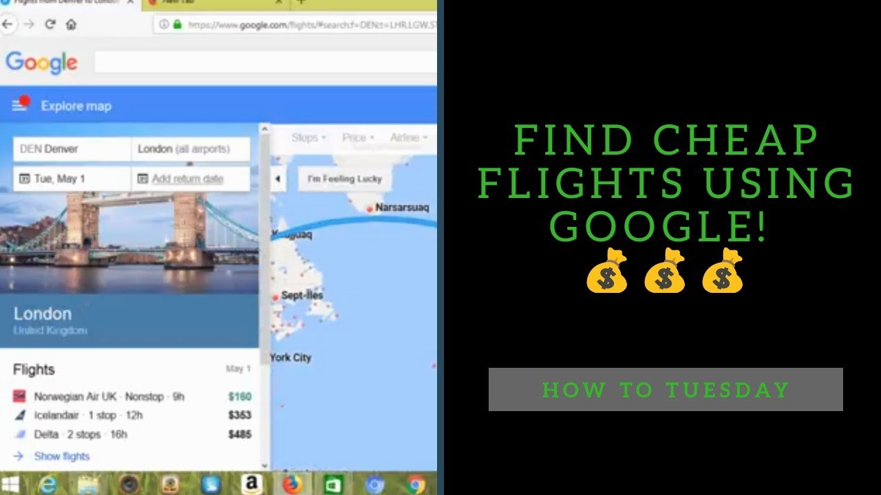 🔴How To Use Google Flights To Find Cheap Flights - YouTube