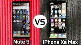 iPhone Xs Max Vs Galaxy Samsung Note 9 - Battle of the Biggest Phones in the World!