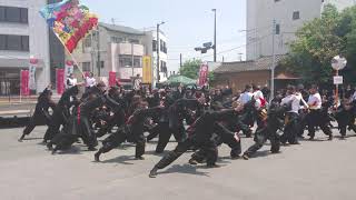 長崎県立大学リズム戦隊 メロディアス  @第14回玉名温泉夢まつりYOSAKOI2019.5.26(日)  大河ドラマ韋駄天記念館