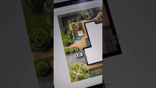 #procreate #landscape #drawing #layout #siteplan #floorplan #architecture #exterior #visualization