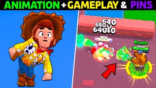 Brawl Stars Woody Colt Gameplay, Animation, Cost, Pin, Spray \u0026 Player Icon