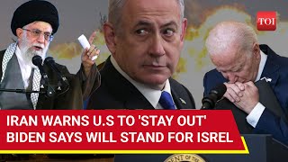 "DON'T F**K: Iran's Bone-Chilling Warning To Biden to Back Off As Attacks on Israel Begin
