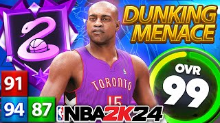 94 Dunk + 87 3 PT Guard Build in NBA 2K24 is the Best Dunk Meter All Around Build on 2K24