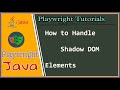 #tutorials 17 || Playwright Java || How to handle Shadow Dom element