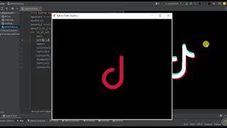 How to design TikToK logo using python