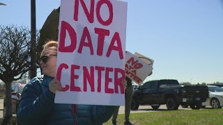 'Uses resources like a madman' | Decatur Township residents protest proposed data center