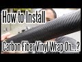 How To Install A Carbon Fiber Vinyl Wrap On...? #HelpfulDetailingVideos #detailingtips #details