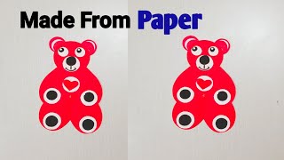 Diy wonderful Teddy Bear From Paper // Easy \u0026 Quick Paper Teddy bear Making Ideas// Paper Teddy bear