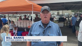 Dothan Police Department holds fundraiser for Animal Services worker