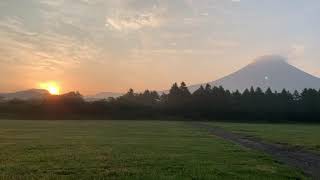 絶景！キャンプブームになる前のふもとっぱら　日の出@The_Outdoors