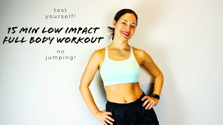 15 MIN LOW IMPACT FULL BODY WORKOUT | HEALTHY ROUTINE | SLIM & SHAPED