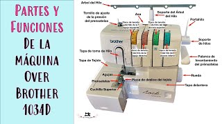 Partes y Funciones de la Maquina Over 1034D/Parte 1