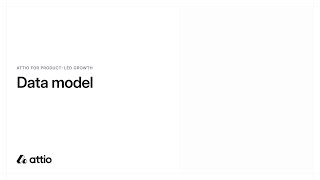 Attio for PLG | Setting up your data model