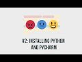 Sentiment Analysis Python - 2 -  Creating Project and Installing Python (NLP)