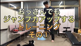 49歳のやってるジャンプ力アップのトレーニング①  『おサカナからぴょん』　178cm