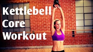 15 Minute Kettlebell Core Workout For Strong Abs