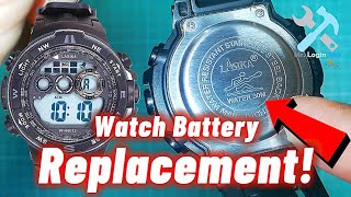 The Easiest Way to Replace Your Wrist Watch (LASIKA W-H9012) Battery – Step-by-Step DIY!