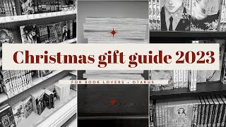 Christmas Gift Guide for Book Lovers! (mostly for otakus :p)