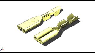 SOLIDWORKS TUTORIAL: FEMALE CRIMP TERMINAL